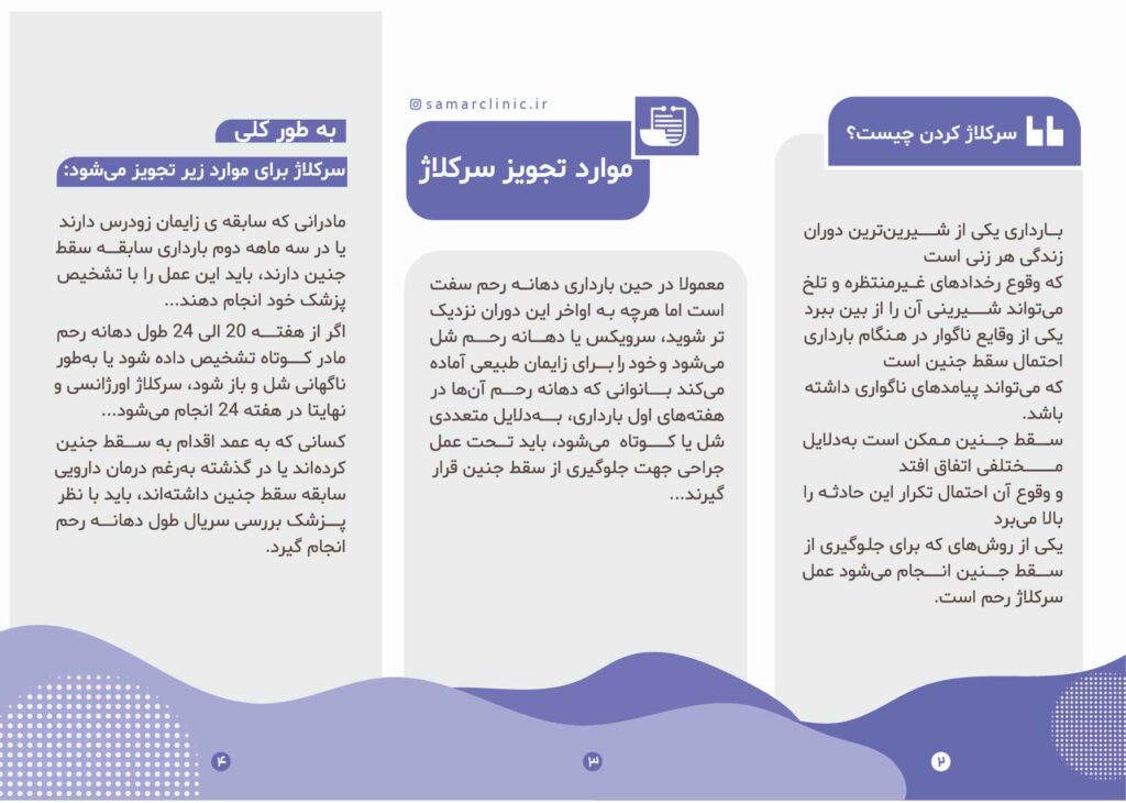 سرکلاژ دهانه رحم
